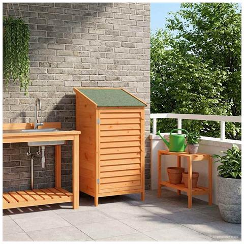 Capanno da Giardino Marrone 59 x 56 x 113,5 cm - Foto 2