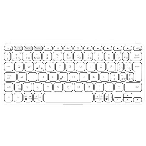 920-012971 tastiera per dispositivo mobile QWERTZ Svizzere Bluetooth Bianco - Foto 2