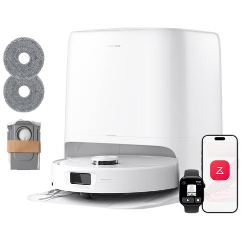 Qrevo 2 Pro Set Robot Aspirapolvere Lavapavimenti 25.000Pa, Bianco | Panno Estensibile, Antigroviglio, Autopulizia Panno 75°C, Rimozione Automatica dei Panni, Evita Ostacoli,Bianco - Foto 9