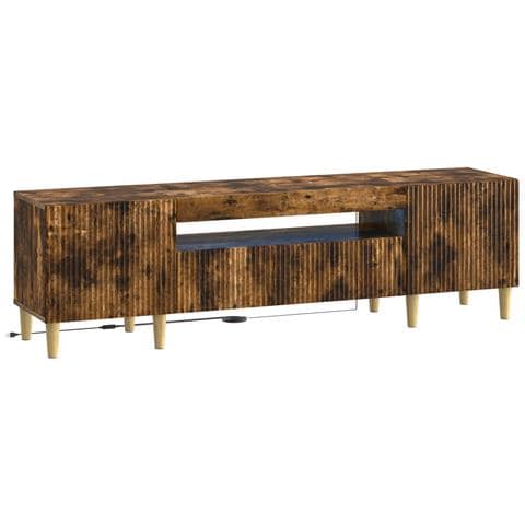 Mobile TV LED Rovere Fumo Legno ingegnerizzato - Foto 1