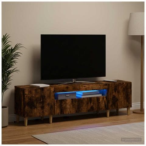 Mobile TV LED Rovere Fumo Legno ingegnerizzato - Foto 2