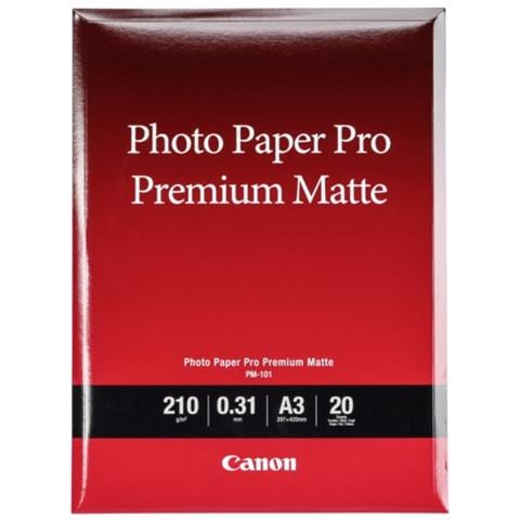 Pm-101 A3 20sh Photo Paper Premium Matte A3 20 Fogli - Foto 1