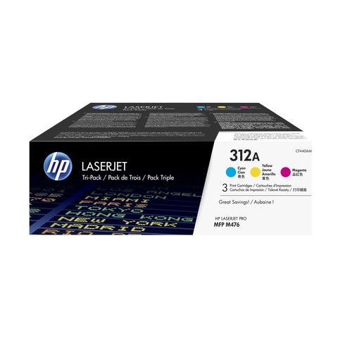 CF440AM Toner Originale Ciano Magenta Giallo per LaserJet Pro M476dn Capacità 2700 Pagine Confezione da 3pezzi - Foto 5