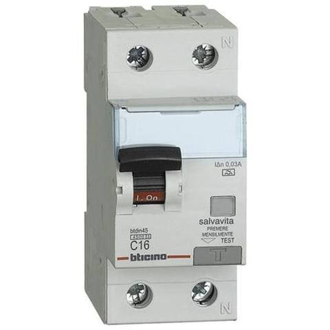 Ga8813a16 - Btdin45 - Interruttore Magnetotermico Differenziale A 1p+n 16a 4,5ka 30ma - Foto 1