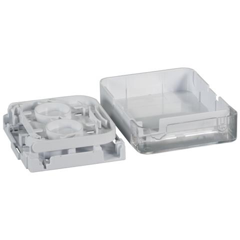 I-CASE FTTH1F - Scatola di connessione indoor FTTH per 1 fibra, 1 adattatore, passante, IP20 - Foto 3