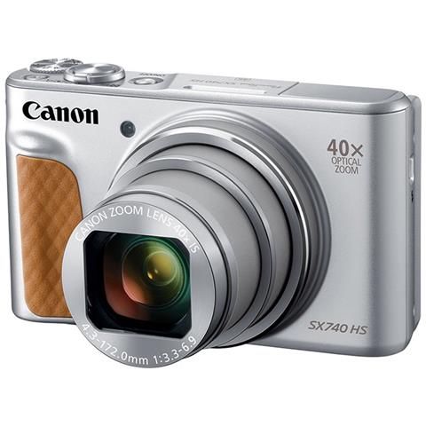 Fotocamera Digitale SX740 HS 20.3 Mpx Zoom Ottico 40x Display 3" Colore Argento - Foto 1