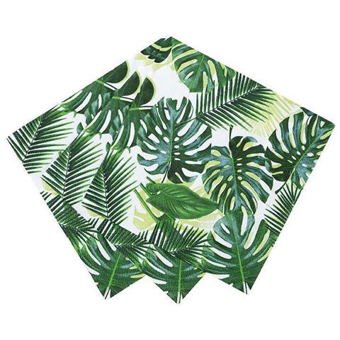 Talking Tables - 20 Tovagliolini Di Carta Tropical Verde - Foto 3