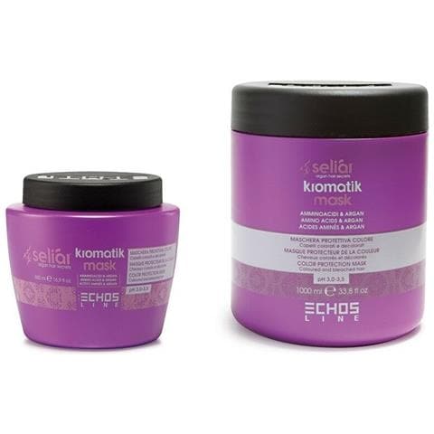 Cremone Capelli Colorati E Decolorati Con Argan Seliar Kromatik 500ml Echos - Foto 3