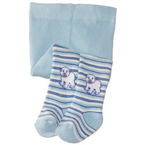 Calze, Bambino, Blu (marine / hellblau), 98/104 Cm (taglia Produttore: 3-4 Anni)  - Foto 1