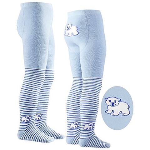 Calze, Bambino, Blu (marine / hellblau), 98/104 Cm (taglia Produttore: 3-4 Anni)  - Foto 3