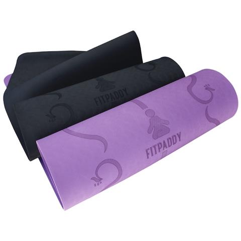 Mat Viola - Tappetino Yoga Fitness Pilates Antiscivolo 183 X 61 X 0,6 Cm - Foto 6