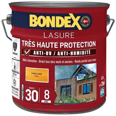 Mordente Per Legno Ad Altissima Protezione 8 Anni Rovere Dorato 2,5l - Foto 1