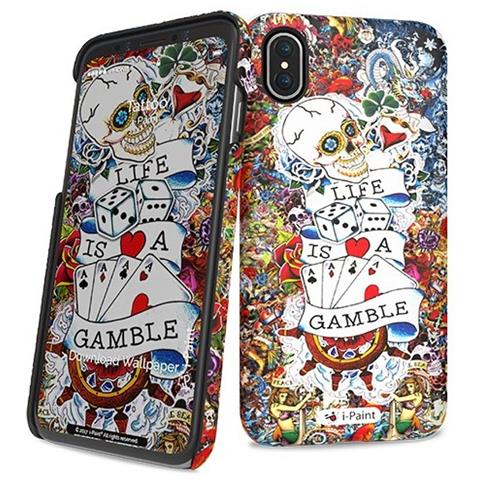 Cover Slim Rigida Per Iphone Xs / x - Tattoo - Foto 1