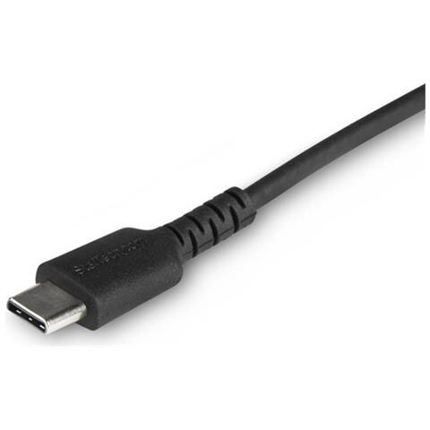 Cavo durevole da USB-C a Lightning da 1m nero - Cavo di alimentazione /sincronizzazione in Fibra aramidica robusta per impieghi intensivi da USB tipo C a Lightening - Certificato Apple MFi per iPad /iPhone 12 - Foto 2