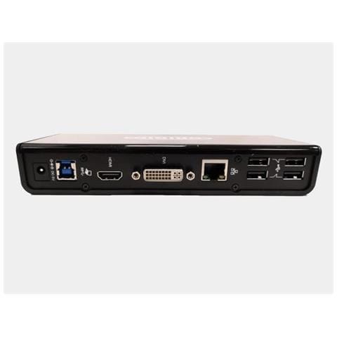 Storage 03X6897-OS replicatore di porte e docking station per laptop USB 3.2 Gen 1 (3.1 Gen 1) Type-A Nero - Foto 2