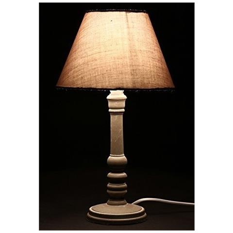 Lampada Da Terra Con Supporto In Legno, Interessante Aggiunta Alle Stanze Di Illuminazione In Stile Vintage - Foto 5