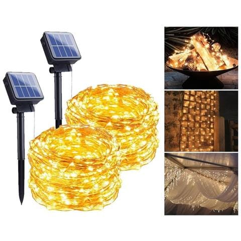 Anello Luminoso A Led Con Cella Solare 10 Metri   2 Pacchi - Foto 1