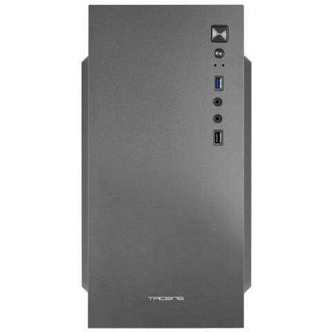 Case 2ALUXM Tower ATX / micro ATX / mini-ITX 1 Porte USB 3.2 Gen 1 Colore Grigio - Foto 2