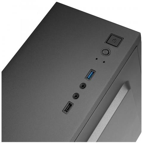 Case 2ALUXM Tower ATX / micro ATX / mini-ITX 1 Porte USB 3.2 Gen 1 Colore Grigio - Foto 6