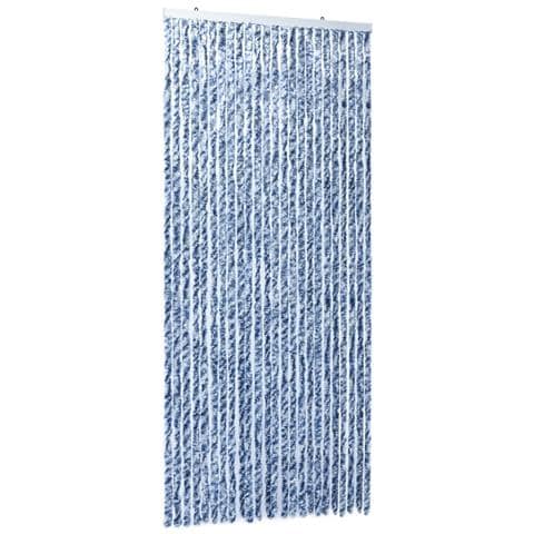 Tenda Antimosche Blu E Bianca 100x200 Cm In Ciniglia - Foto 2