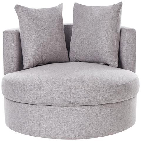 Poltrona Tessuto Grigio Dalby - Foto 7