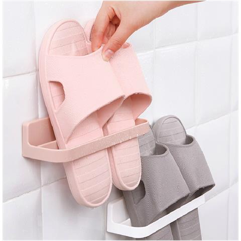 Mensola Portascarpe Da Parete Per Pantofole Da Bagno Grey - Foto 2
