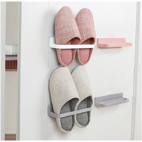 Mensola Portascarpe Da Parete Per Pantofole Da Bagno Grey - Foto 4