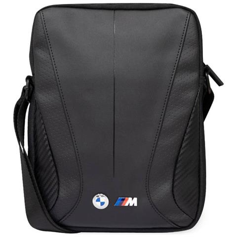 Borsa A Tracolla Per Tablet Da 10'' In Carbonio, Nero - Foto 1