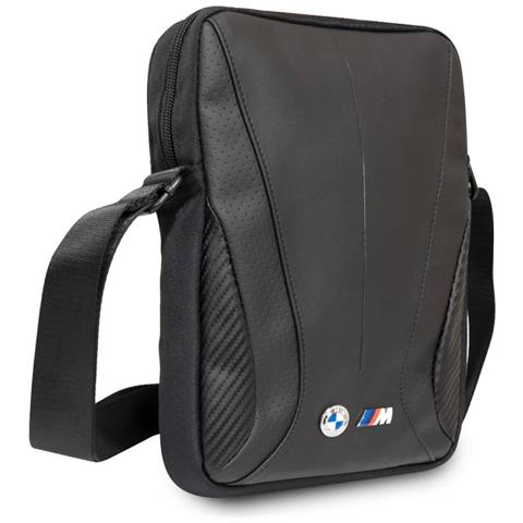 Borsa A Tracolla Per Tablet Da 10'' In Carbonio, Nero - Foto 2