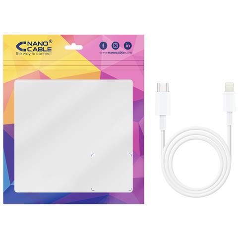 10.10.0601 cavo Lightning 1 m Bianco - Foto 2