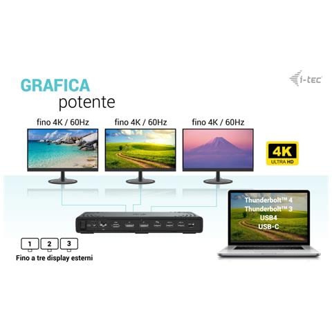 USB-C Triple Display Docking Station Gen 2 + Power Delivery 100W - Foto 2