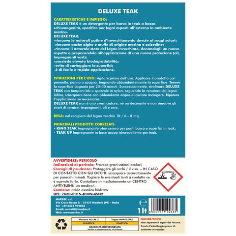 Deluxe Teak 1ltx6pz - Detergente Per Ponti Barca In - Foto 2