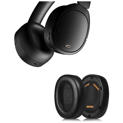 Cuscinetti Auricolari In Pelle Proteica Nera Per Edifier W860nb Pro - Foto 1