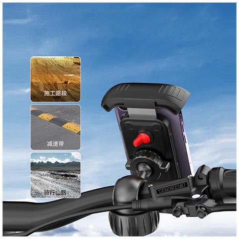 Supporto Per Telefono Da Bici A Sgancio Rapido - Supporto Sicuro Per Manubrio - Foto 5