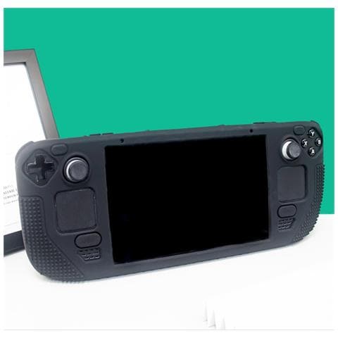 Custodia Protettiva In Silicone Per Console Di Gioco Steam Deck Black - Foto 2