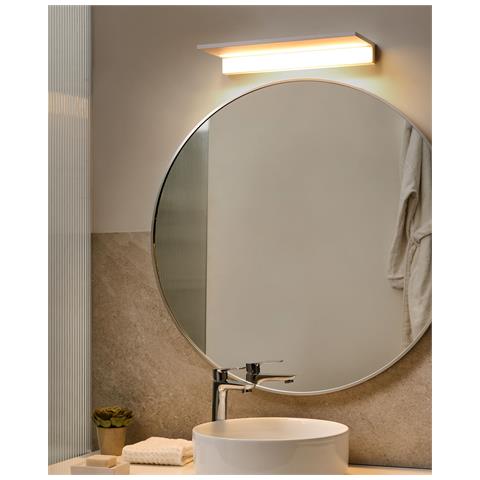 Applique Ferreira Metallo Bianco - Foto 1