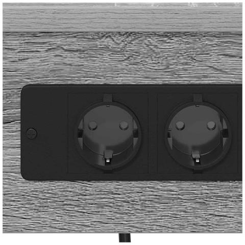 Armadio da Notte 2 pcs Grigio sonoma 41 x 31 x 51 cm - Foto 9