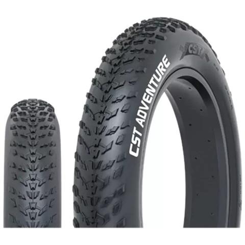 Copertone Per Bici Fat Bike Adventure Antiforatura 20x4.00 (100-406) Cmt-07 Pneumatico Rigido Nero - Foto 1