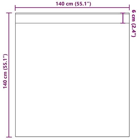 Tende in Voile con Tasche per Aste 2 pz Arancio - Foto 9