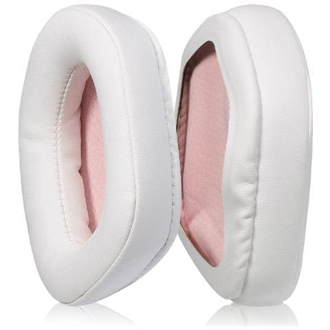Cuscinetti Auricolari Di Ricambio In Pelle Proteica Compatibili Con Cuffie Cablate Xiberia K03 - Set Da 2 White - Foto 1