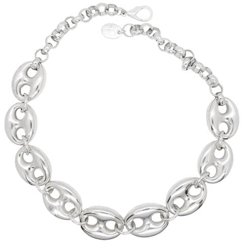 Collana In Corda D'argento 7-10 Micron - Foto 1