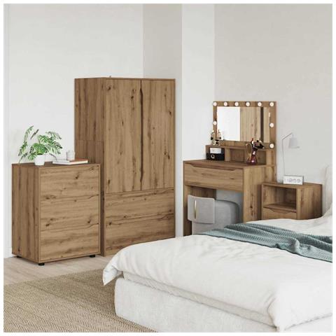 Armadio Rovere artigianale 60 x 48 x 81 cm Legno multistrato - Foto 2