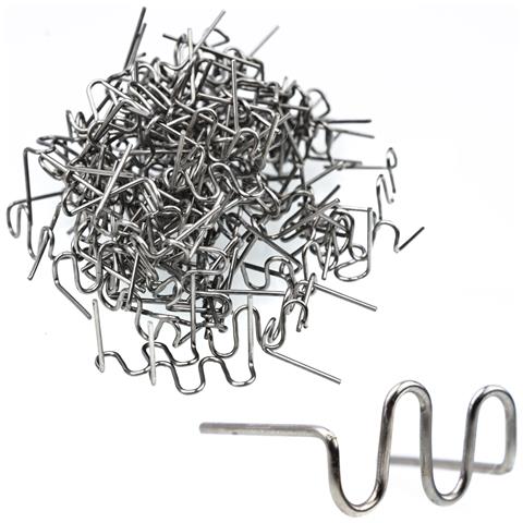 Zszywki Per Plastica Grande Onda S 0,8mm - 100 Pezzi | Alta Qualità E Durata | Per Montaggio E Riparazioni Automobilistiche - Foto 1