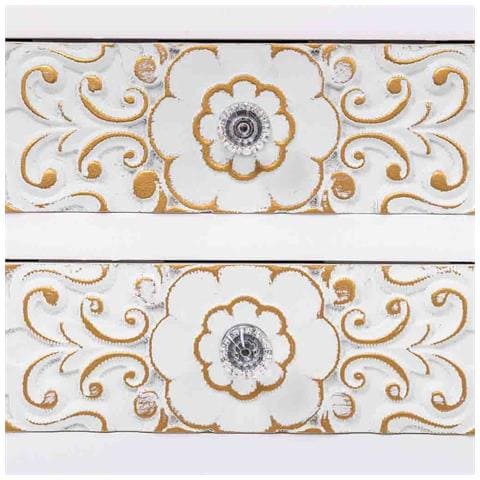 Armadio In Legno Con 4 Cassetti E 2 Ante 68x27,5x101h Cm - Foto 8