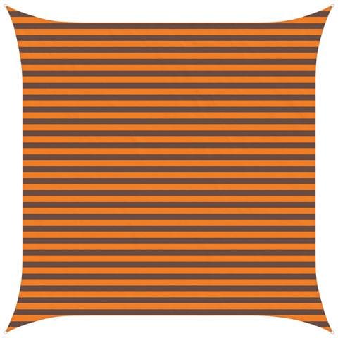 Vela da ombra solare Arancione e Marrone 3,6 x 3,6 m - Foto 1