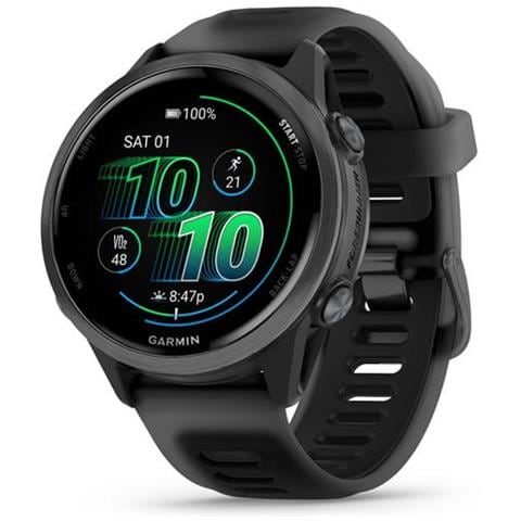 Forerunner 570 3,05 cm (1.2") AMOLED 42 mm Digitale 390 x 390 Pixel Touch screen Nero Wi-Fi GPS (satellitare) - Foto 1