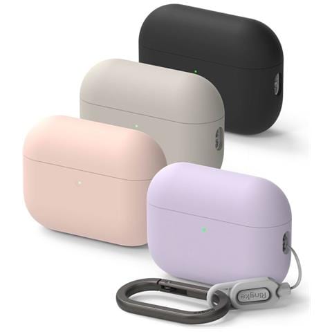 Custodia In Silicone Nera Ringke Per Airpods Pro 3 - Foto 1