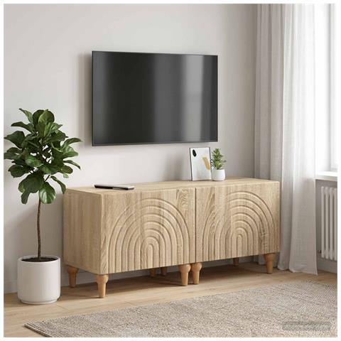 Mobile TV Rovere Sonoma Legno ingegnerizzato - Foto 2