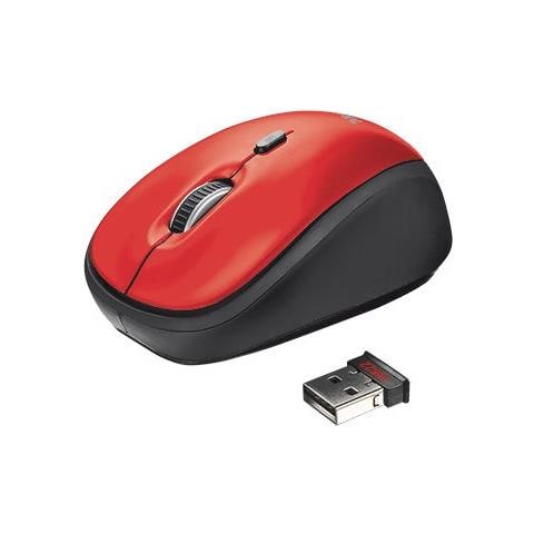 Mouse Mini Yvi Wireless Colore Rosso - Foto 9