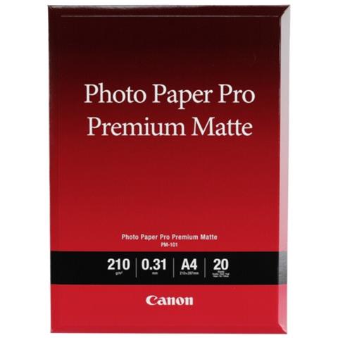 Pm-101 A4 20sh Photo Paper Premium Matte A4 20 Fogli - Foto 2